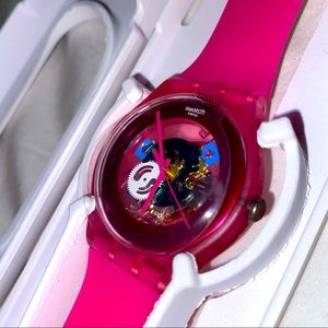 Brand New Pink Swatch Watch Originals